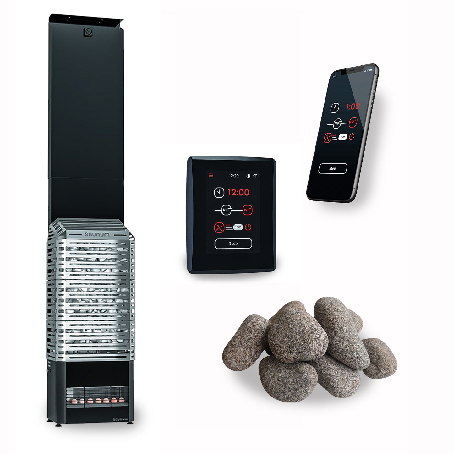Saunum Air 10 Sauna Heater Package