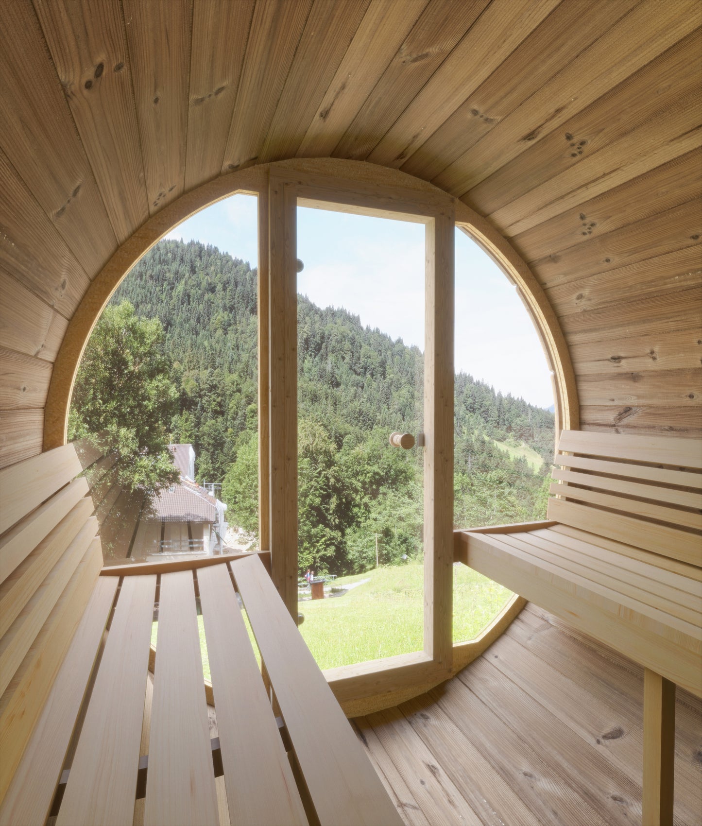SaunaLife Model E8W Sauna Barrel-Window