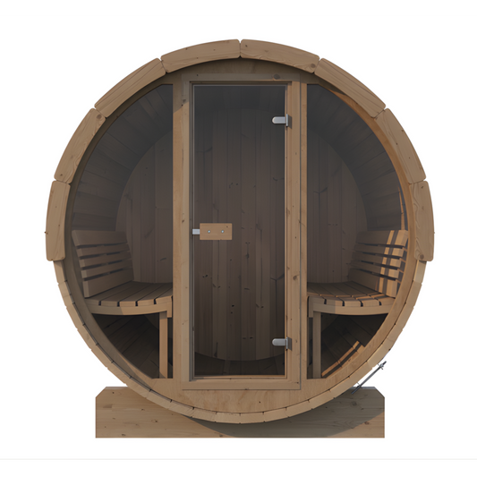 SaunaLife E8G Outdoor Barrel Sauna (6 person)