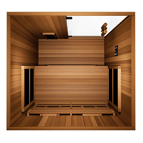 Finnmark FD-2 Full-Spectrum Infrared Sauna 2-Person Home Infrared Sauna, 48”W x 44”D x 78”H