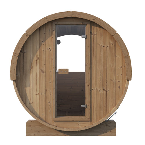 SaunaLife E8W Outdoor Barrel Sauna Rear Window (6 person)