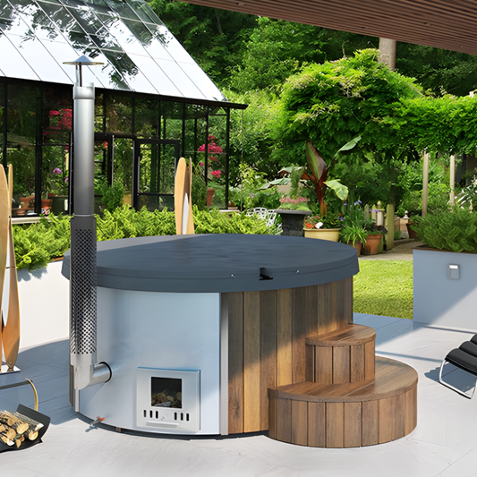 SaunaLife S4N Wood Fired Hot Tub (6 Person)