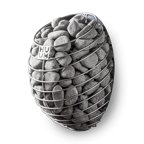 Huum Drop 9 Electric Heater + Huum UKU Local Heater control without UKU WiFi + Huum Stones 24 (4 orders of sauna stones)