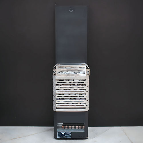 Saunum Air L 10 E Electric Steam Sauna + Saunum AiriQ Wi-Fi Heater Control + Saunum Heater Stones (6 orders of stones)
