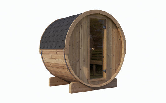 SaunaLife E6 Outdoor Barrel Sauna (3 Person)