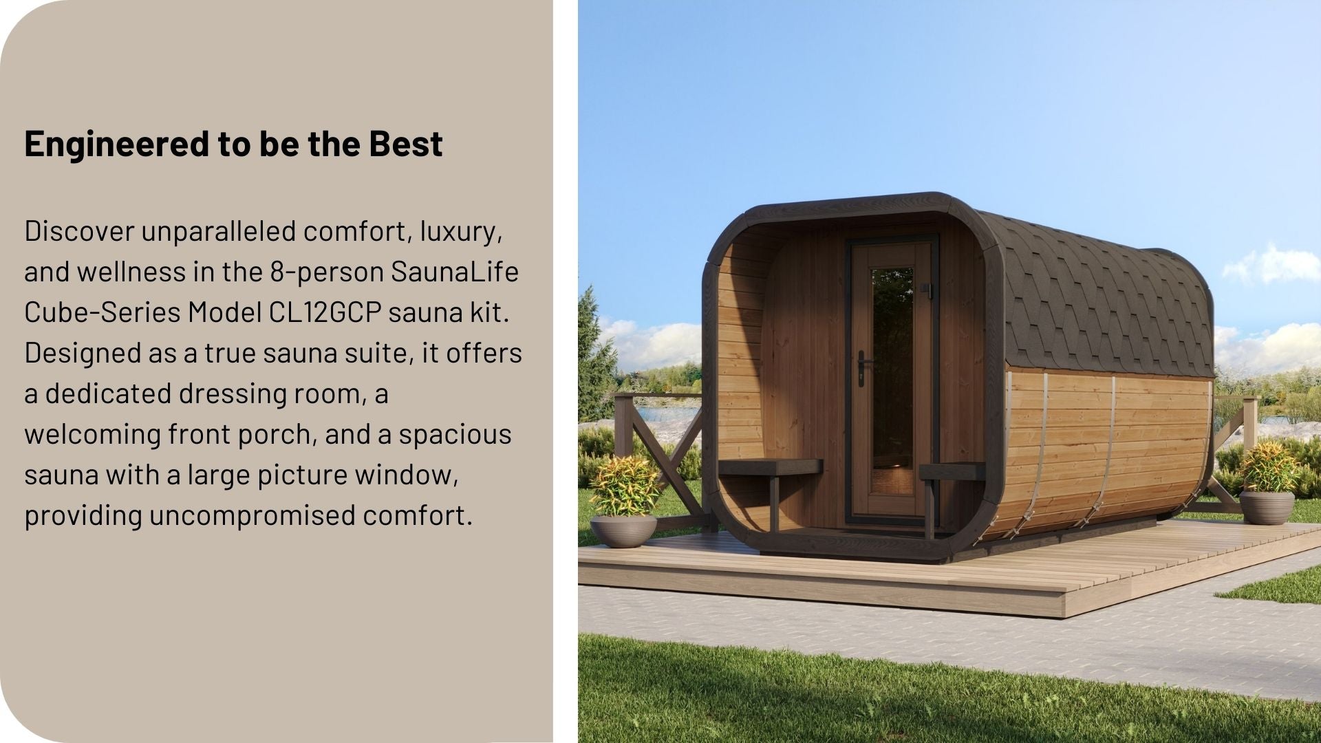 SaunaLife Model CL12GCP