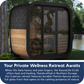 SaunaLife CL4G Outdoor Cube Sauna (3 Person)