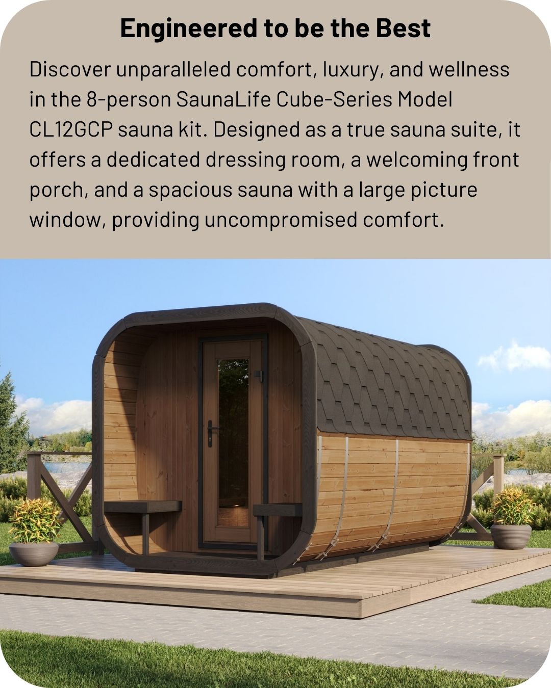 SaunaLife Model CL12GCP