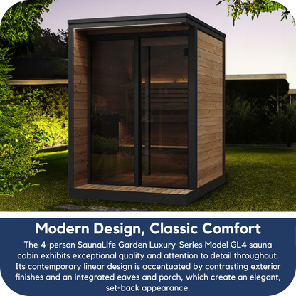 SaunaLife GL6 Outdoor Sauna (6 Person)