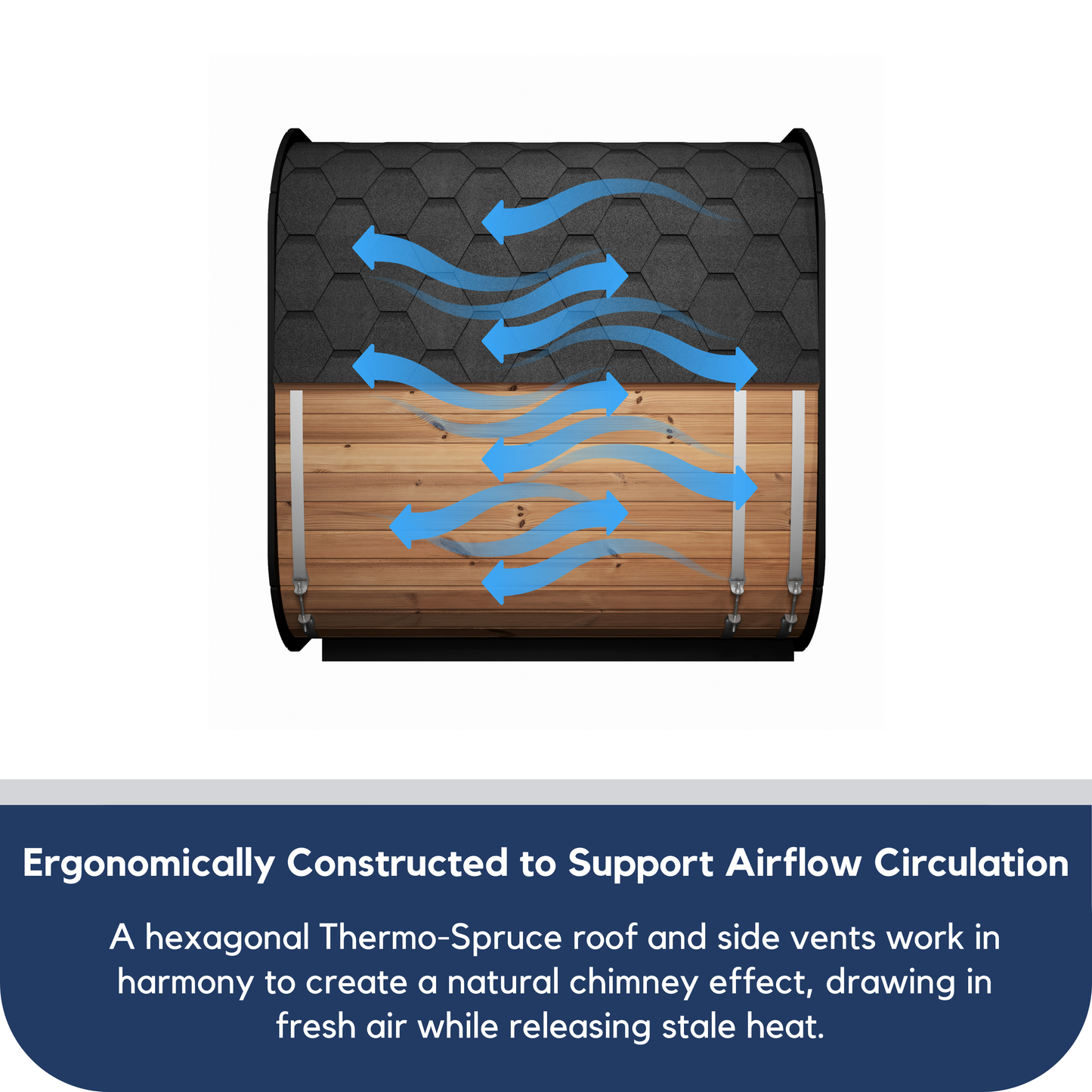 SaunaLife CL7G Outdoor Cube Sauna (6 person)