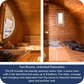 SaunaLife G11 2-Room Outdoor Sauna (8 Person)