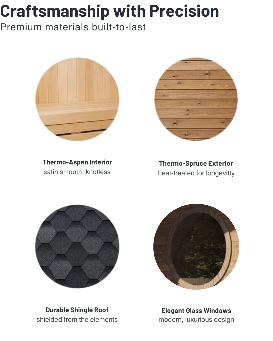 SaunaLife G11 2-Room Outdoor Home Sauna Kit SaunaLife Model G11