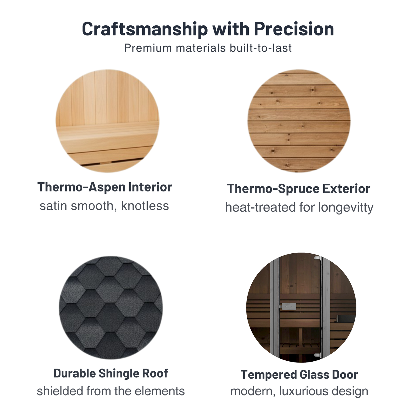 SaunaLife CL5G Outdoor Cube Sauna (4 Person)