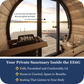 SaunaLife EE6G Outdoor Barrel Sauna (4 person)