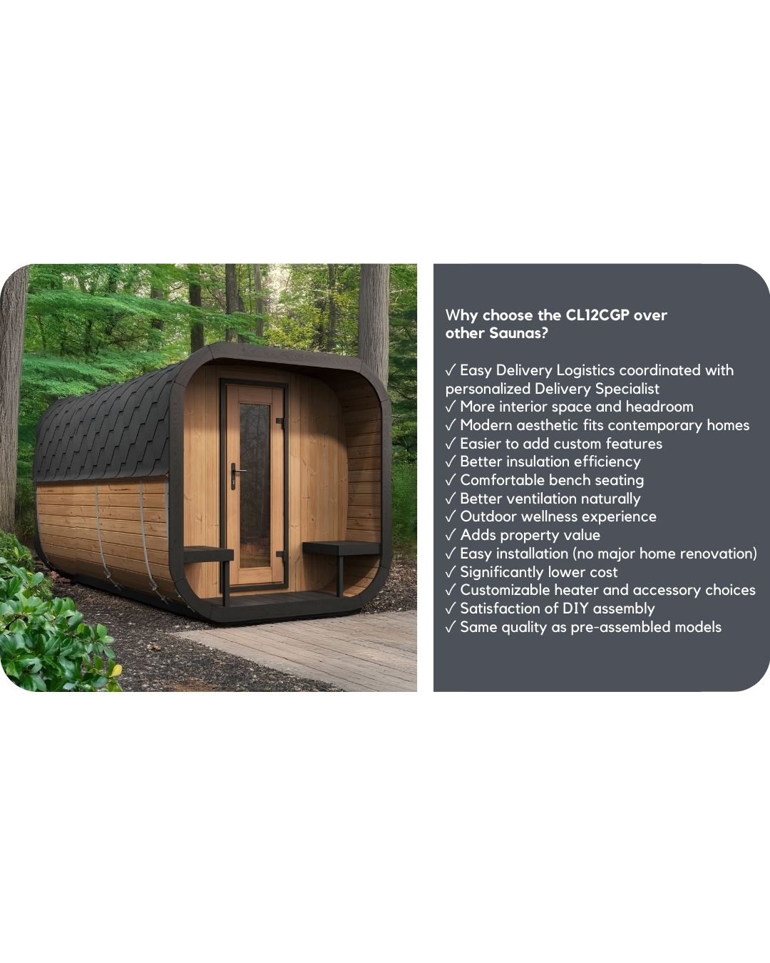 SaunaLife Model CL12GCP