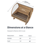 SaunaLife E7W Outdoor Barrel Sauna Rear Window (4 Person)