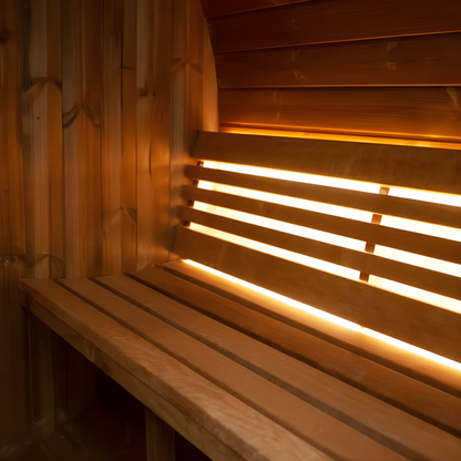 SaunaLife E7W Outdoor Barrel Sauna Rear Window (4 Person)