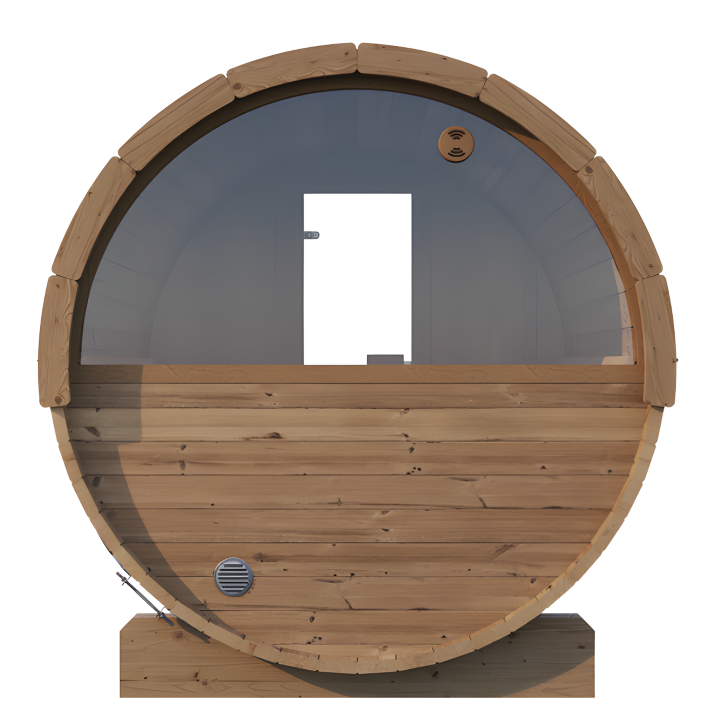 SaunaLife E7W Outdoor Barrel Sauna Rear Window (4 Person)