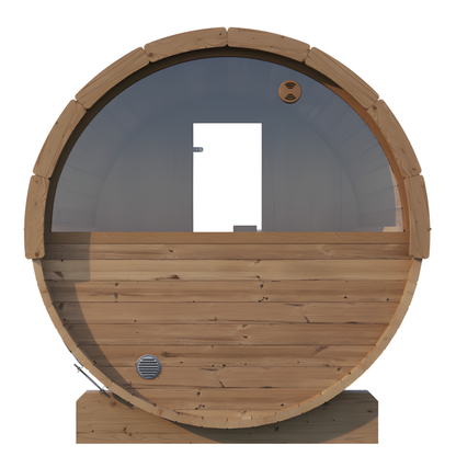 SaunaLife E7W Outdoor Barrel Sauna Rear Window (4 Person)