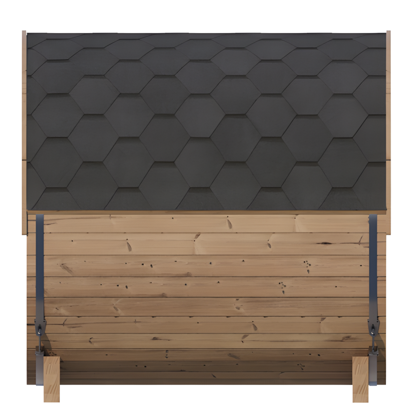 SaunaLife E7W Outdoor Barrel Sauna Rear Window (4 Person)