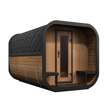 SaunaLife CL12GCP Outdoor Cube Sauna (8 Person)