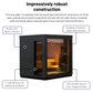 SaunaLife G6 Pre-Assembled Outdoor Sauna (5 Person)