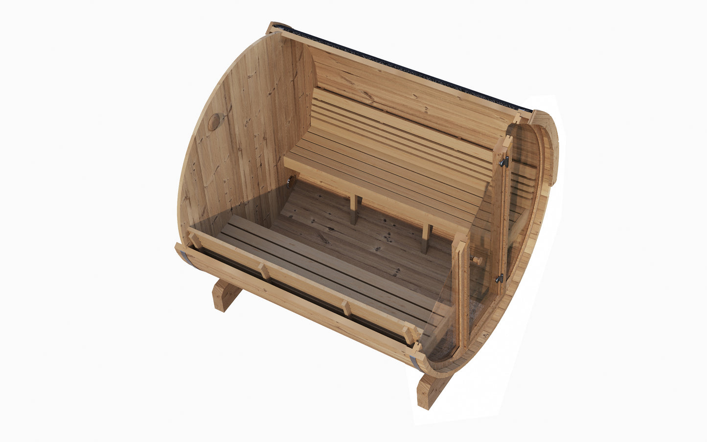 SaunaLife Model E8W Sauna Barrel-Window