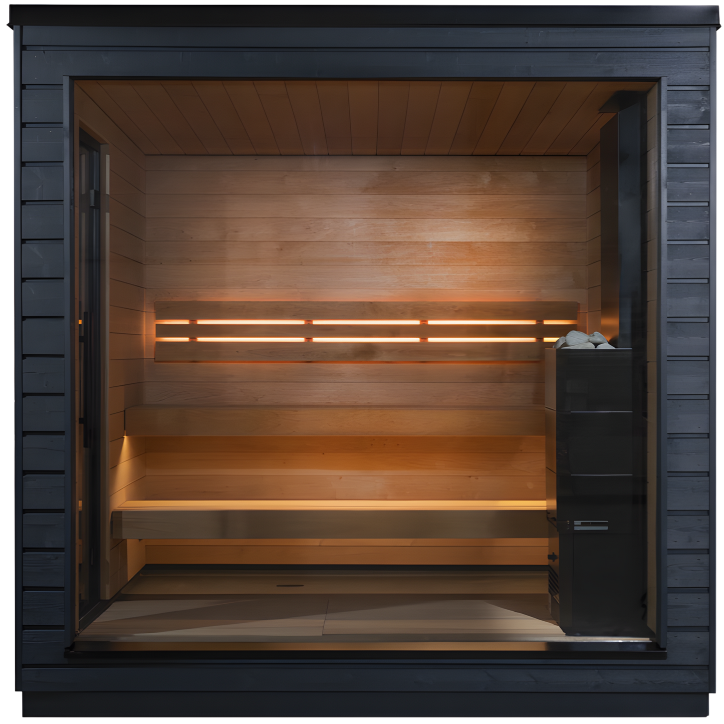 SaunaLife G6 Pre-Assembled Outdoor Sauna (5 Person)