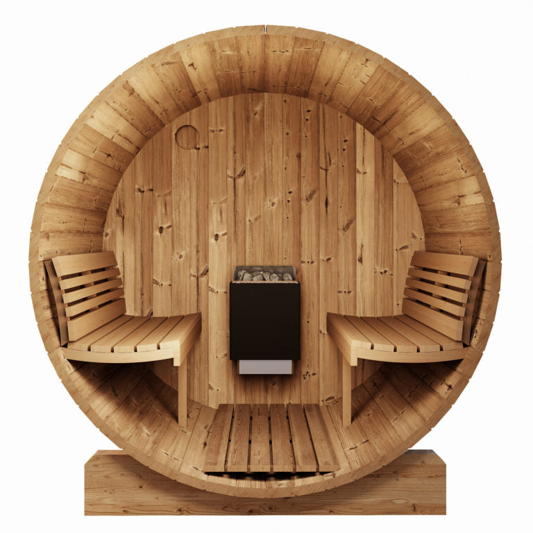 SaunaLife E8G Outdoor Barrel Sauna (6 person)