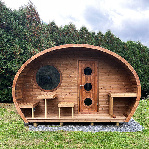 SaunaLife G11 2-Room Outdoor Home Sauna Kit SaunaLife Model G11