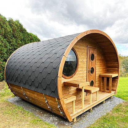 SaunaLife G11 2-Room Outdoor Home Sauna Kit SaunaLife Model G11