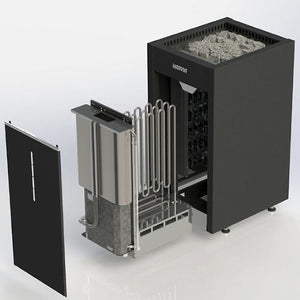 $3,481.11 Harvia Virta Combi HL90SA Electric Steam Heater + $1,150 Harvia CX30C-U1-XW Heater Control + $60 Harvia AC3020 stones (3 orders of sauna stones)