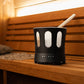SaunaLife SaunaZone - Bluetooth Speaker, Sauna Bucket, with Lights