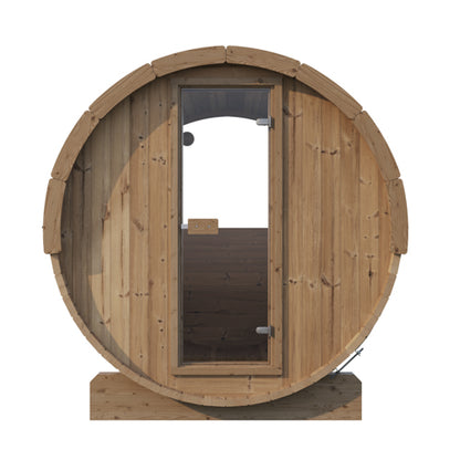 SaunaLife E6W Outdoor Barrel Sauna Rear Window (3 Person)