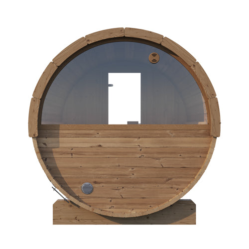 SaunaLife E6W Outdoor Barrel Sauna Rear Window (3 Person)