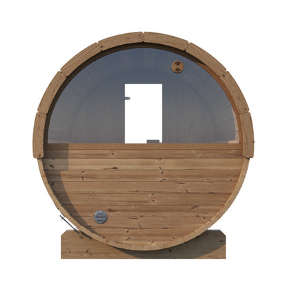 SaunaLife E6W Outdoor Barrel Sauna Rear Window (3 Person)