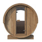 SaunaLife E8W Outdoor Barrel Sauna Rear Window (6 person)