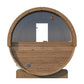 SaunaLife E8W Outdoor Barrel Sauna Rear Window (6 person)