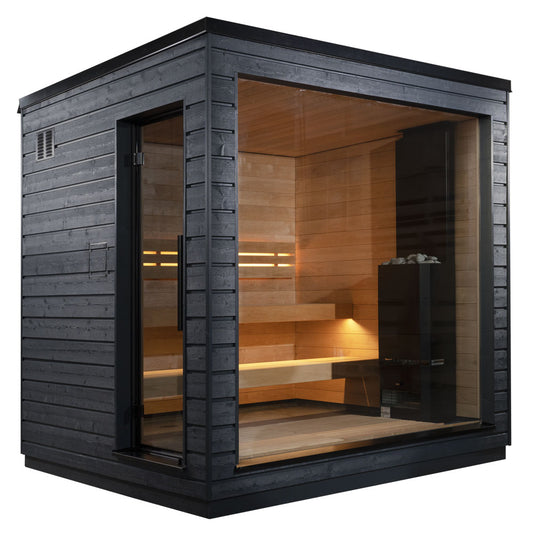 SaunaLife G6 Pre-Assembled Outdoor Sauna (5 Person)