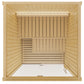 SaunaLife X2 Indoor Sauna with Glass Front (2 Person)