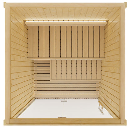 SaunaLife X2 Indoor Sauna with Glass Front (2 Person)