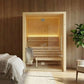 SaunaLife X2 Indoor Sauna with Glass Front (2 Person)