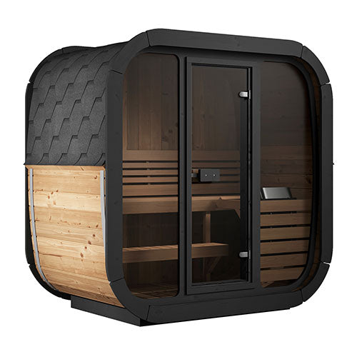 SaunaLife Model CL4G Cube-Series Outdoor Home Sauna Kit, Up to 3 Persons