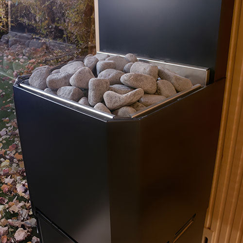 Saunum Air 10 Electric Heater + Saunum Air IQ Wi-Fi Control + 6 Boxes of Saunum Heater Stones