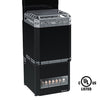 Saunum Air L 10 E Electric Steam Sauna +  Saunum AiriQ Wi-Fi Heater Control +  Saunum Heater Stones (6 orders of stones)