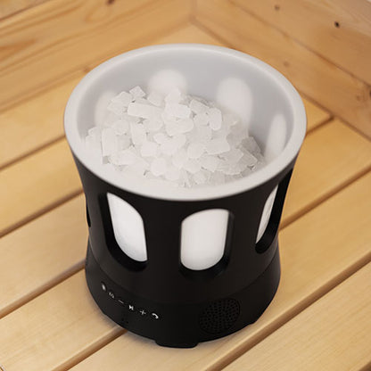 SaunaLife SaunaZone - Bluetooth Speaker, Sauna Bucket, with Lights