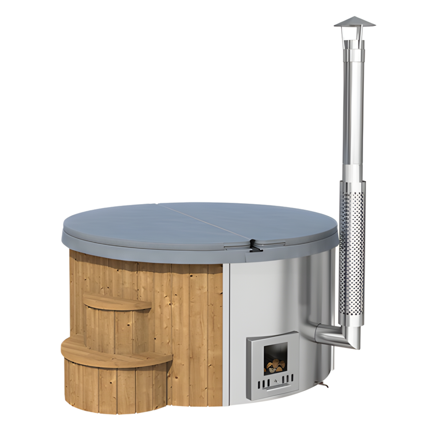 SaunaLife S4N Wood Fired Hot Tub (6 Person)