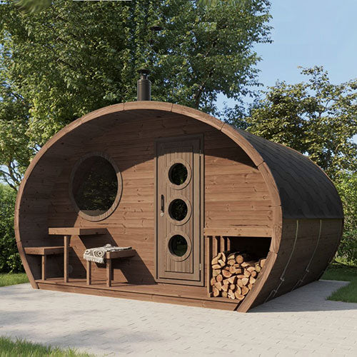 SaunaLife G11 2-Room Outdoor Home Sauna Kit SaunaLife Model G11
