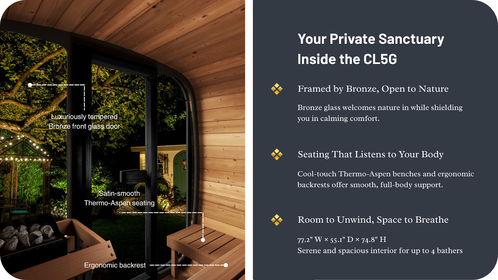 SaunaLife Model CL5G