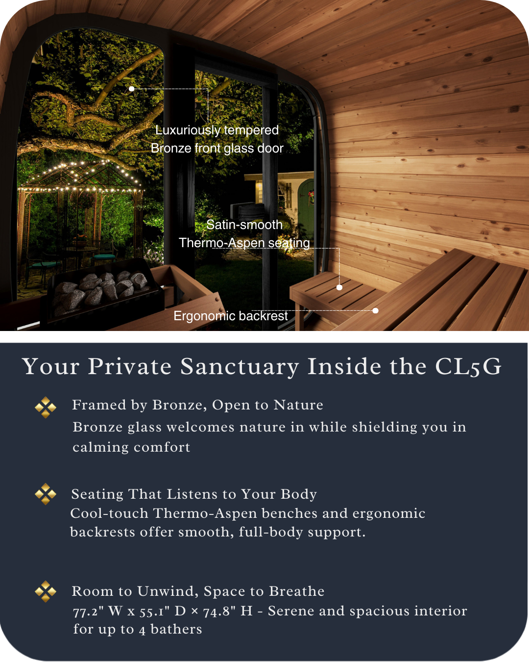 SaunaLife Model CL5G